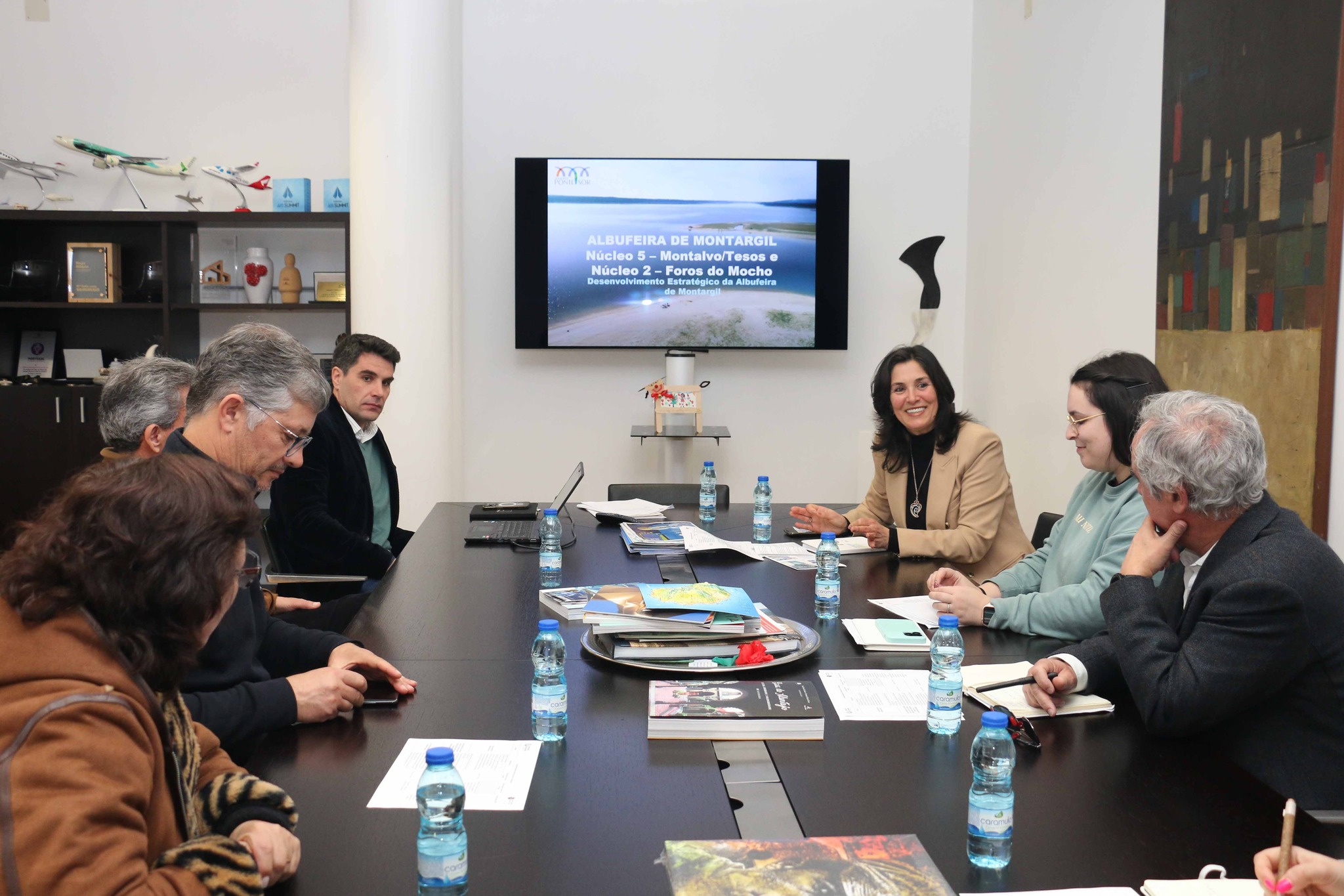 Visita da Comissão de Avaliação da Estação Náutica do Concelho